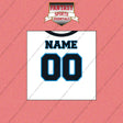 2000s Carolina Panthers Personalized Away Jersey Wall Art Prints