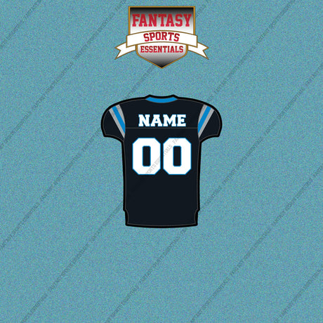2000s Carolina Panthers Personalized Home Jersey Car Decals