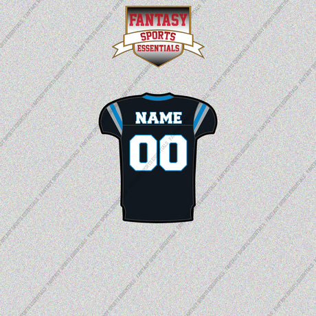 2000s Carolina Panthers Personalized Home Jersey Glossy Stickers