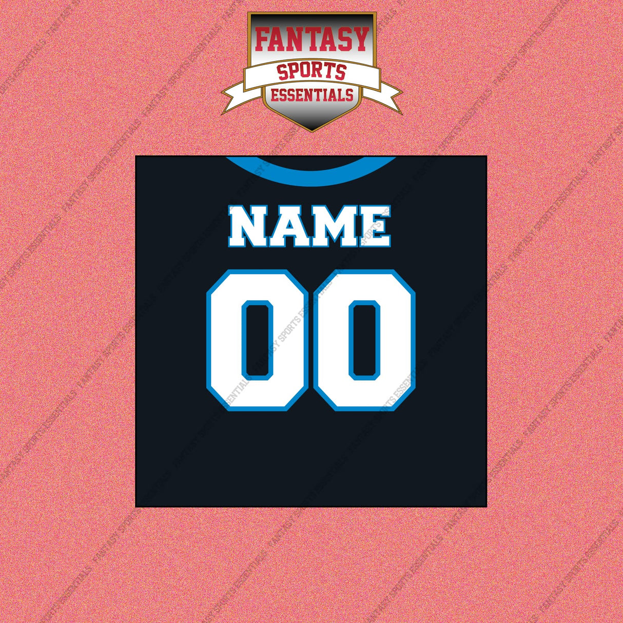 2000s Carolina Panthers Personalized Home Jersey Wall Art Prints