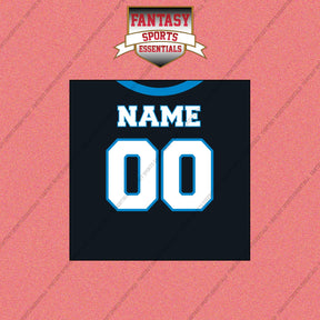 2000s Carolina Panthers Personalized Home Jersey Wall Art Prints