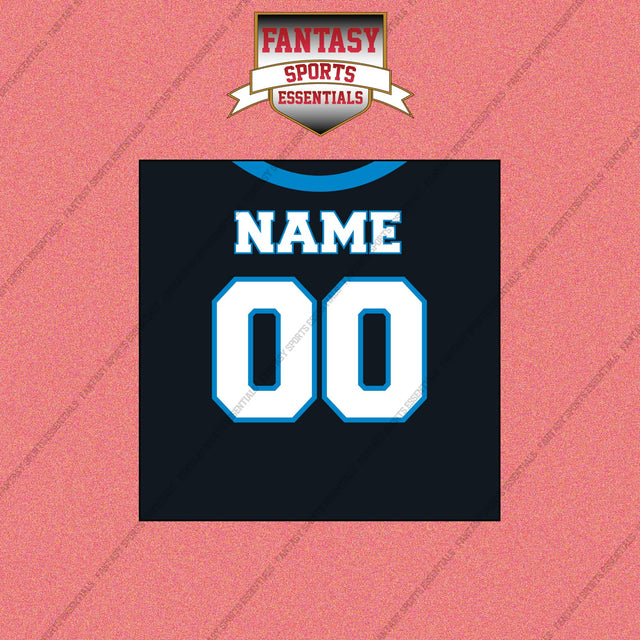2000s Carolina Panthers Personalized Home Jersey Wall Art Prints