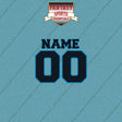 2000s Carolina Panthers Personalized Name and Number Car Decals