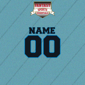 2000s Carolina Panthers Personalized Name and Number Car Decals