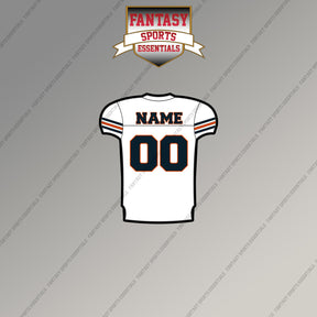 2000s Chicago Bears Personalized Away Jersey Magnets