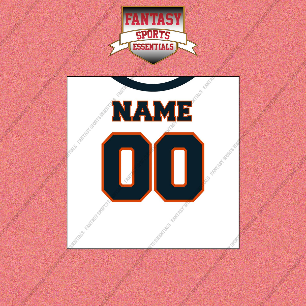 2000s Chicago Bears Personalized Away Jersey Wall Art Prints