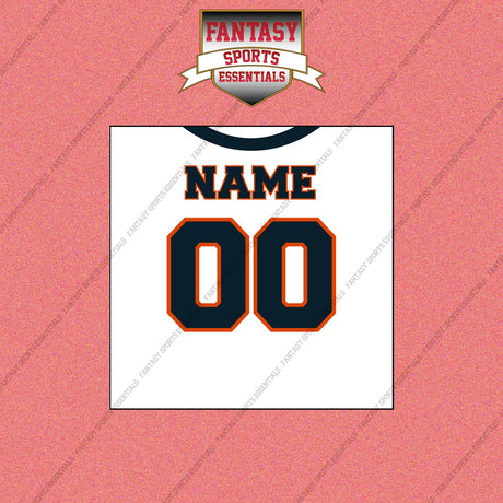 2000s Chicago Bears Personalized Away Jersey Wall Art Prints
