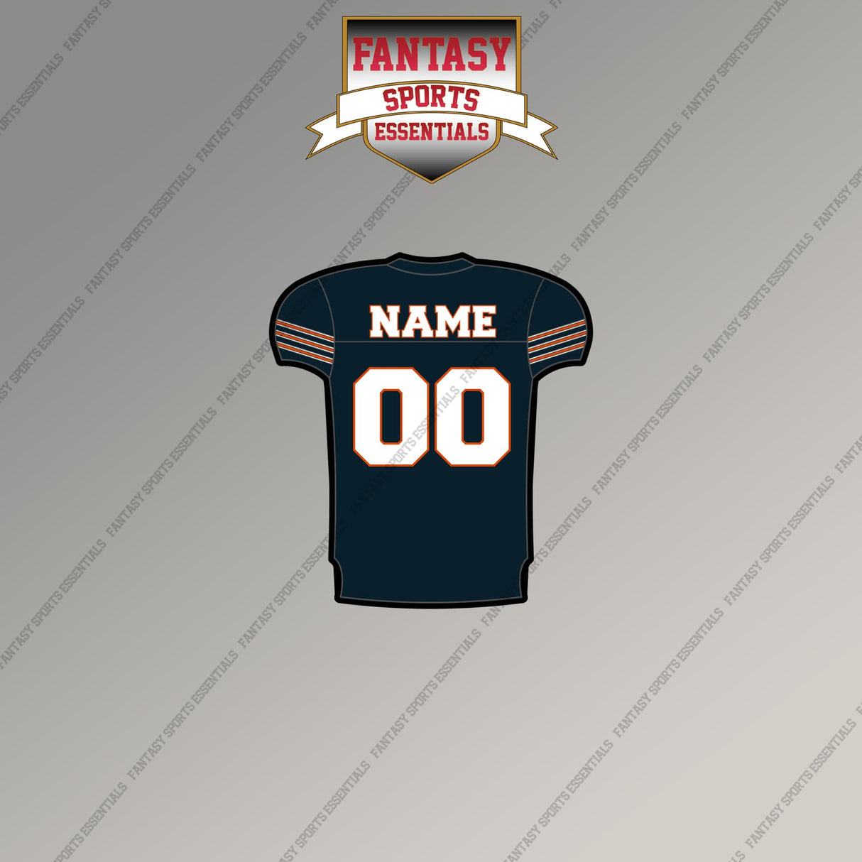 2000s Chicago Bears Personalized Home Jersey Magnets
