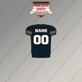 2000s Chicago Bears Personalized Home Jersey Magnets