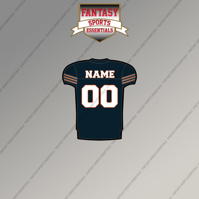 2000s Chicago Bears Personalized Home Jersey Magnets