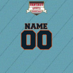 2000s Chicago Bears Personalized Name and Number Car Decals