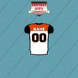 2000s Cincinnati Bengals Personalized Away Jersey Car Decals