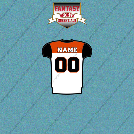 2000s Cincinnati Bengals Personalized Away Jersey Car Decals