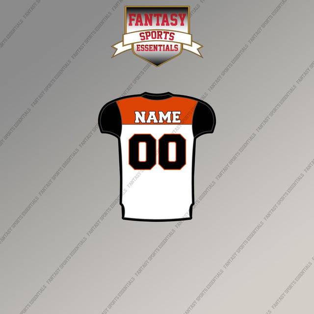 2000s Cincinnati Bengals Personalized Away Jersey Magnets