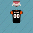 2000s Cincinnati Bengals Personalized Home Jersey Car Decals