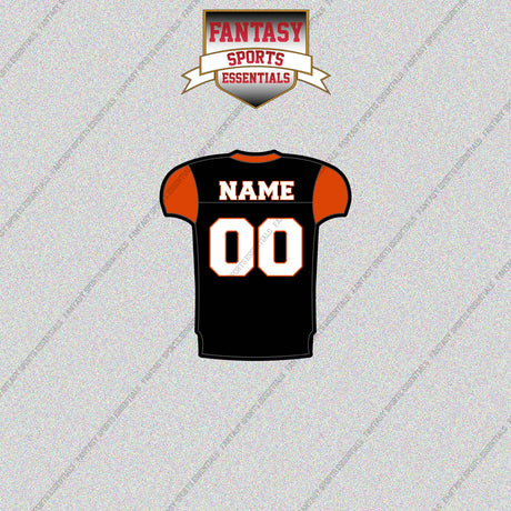 2000s Cincinnati Bengals Personalized Home Jersey Glossy Stickers
