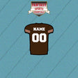 2000s Cleveland Browns Personalized Home Jersey Car Decals