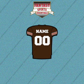 2000s Cleveland Browns Personalized Home Jersey Car Decals