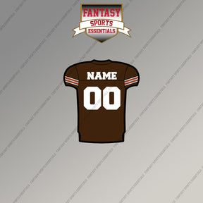 2000s Cleveland Browns Personalized Home Jersey Magnets