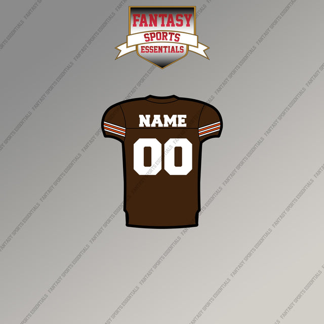 2000s Cleveland Browns Personalized Home Jersey Magnets