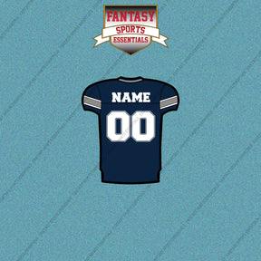 2000s Dallas Cowboys Personalized Home Jersey Car Decals