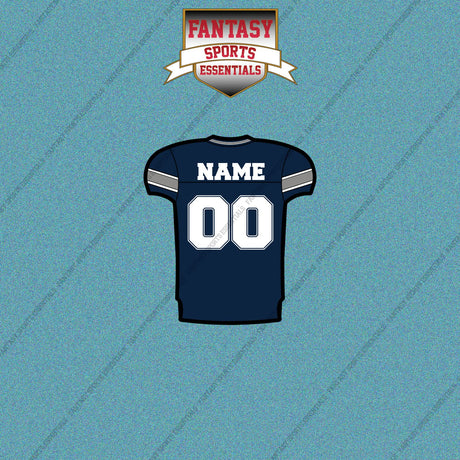 2000s Dallas Cowboys Personalized Home Jersey Car Decals