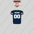 2000s Dallas Cowboys Personalized Home Jersey Glossy Stickers