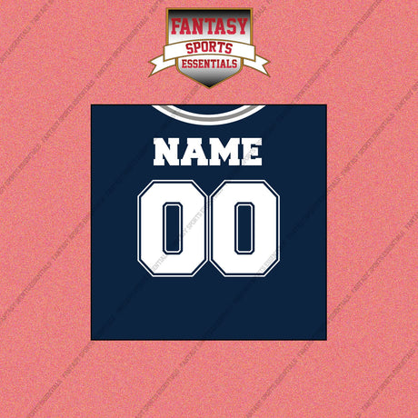 2000s Dallas Cowboys Personalized Home Jersey Wall Art Prints