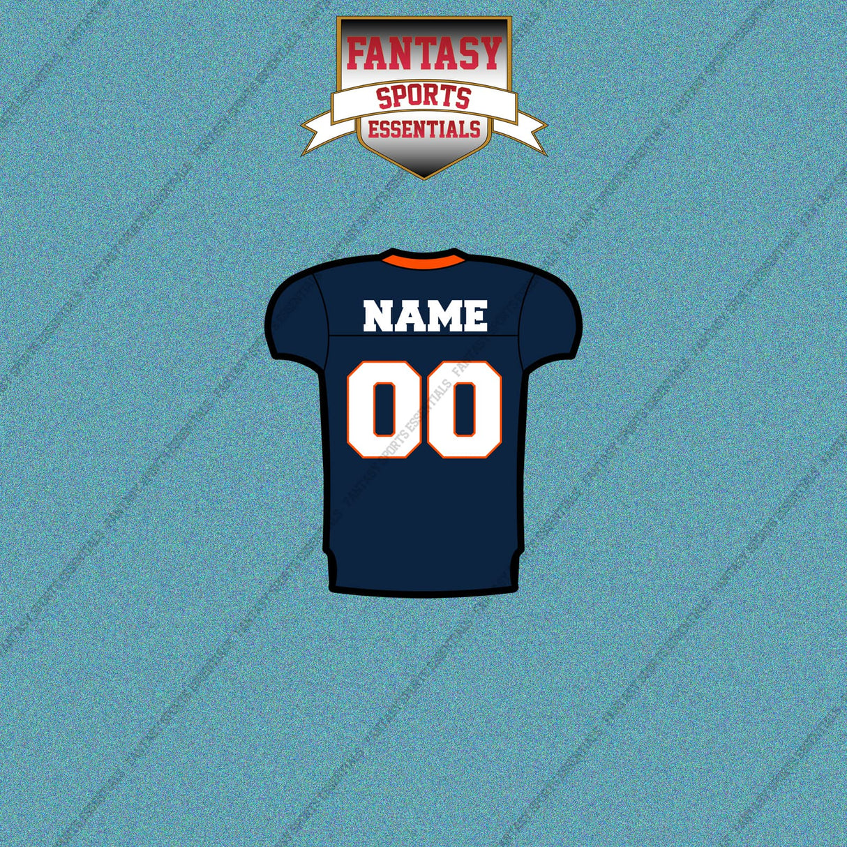 2000s Denver Broncos Personalized Home Jersey Car Decals