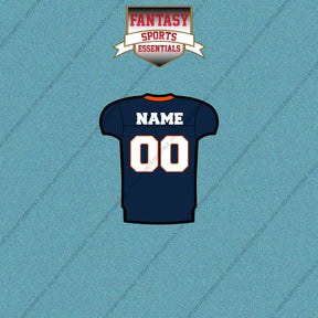 2000s Denver Broncos Personalized Home Jersey Car Decals
