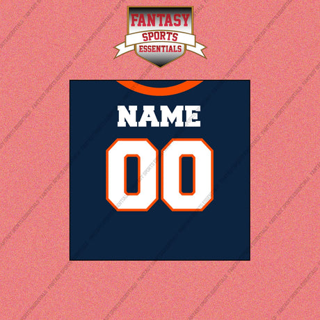 2000s Denver Broncos Personalized Home Jersey Wall Art Prints