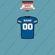 2000s Detroit Lions Personalized Home Jersey Car Decals