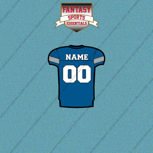 2000s Detroit Lions Personalized Home Jersey Car Decals