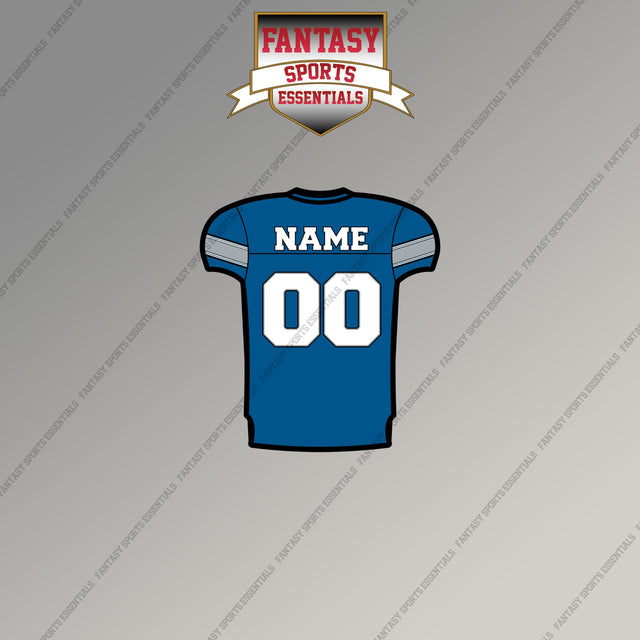 2000s Detroit Lions Personalized Home Jersey Magnets