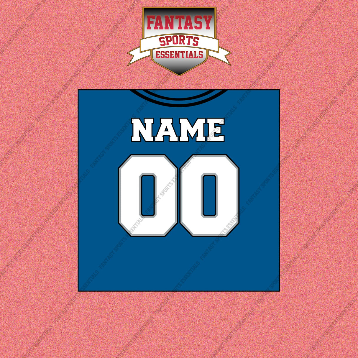 2000s Detroit Lions Personalized Home Jersey Wall Art Prints