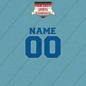 2000s Detroit Lions Personalized Name and Number Car Decals
