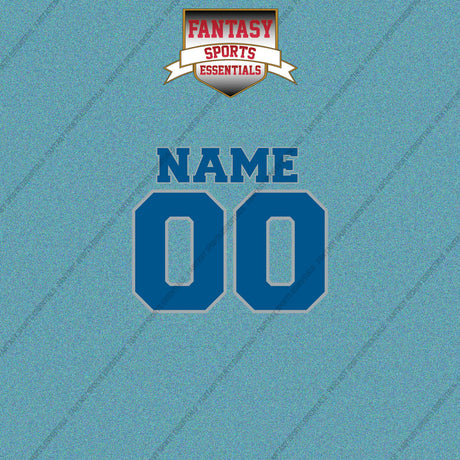 2000s Detroit Lions Personalized Name and Number Car Decals