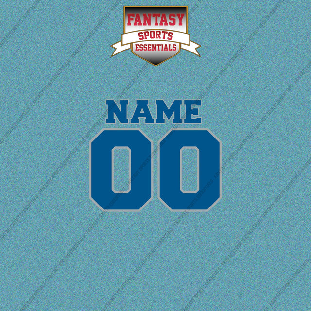 2000s Detroit Lions Personalized Name and Number Car Decals