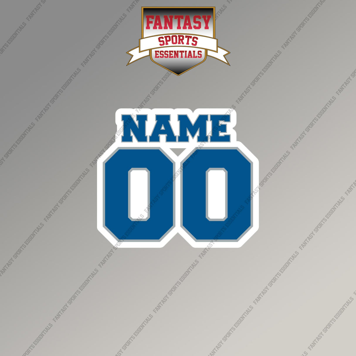 2000s Detroit Lions Personalized Name and Number Magnets