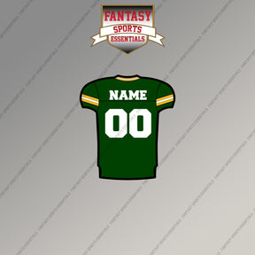 2000s Green Bay Packers Personalized Home Jersey Magnets