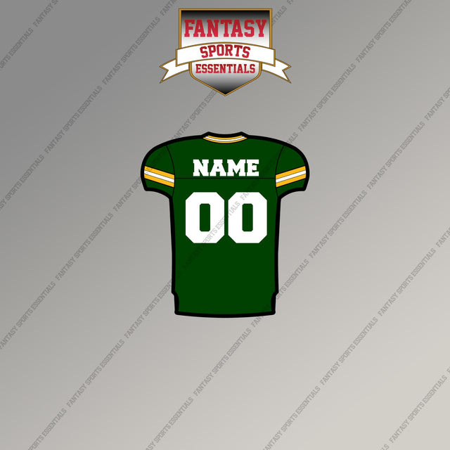 2000s Green Bay Packers Personalized Home Jersey Magnets