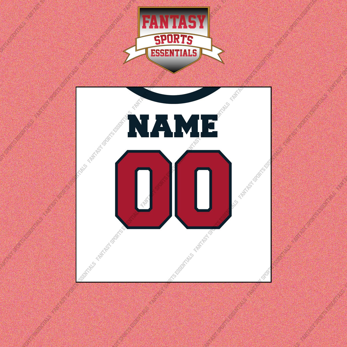 2000s Houston Texans Personalized Away Jersey Wall Art Prints
