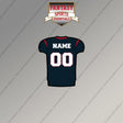 2000s Houston Texans Personalized Home Jersey Magnets