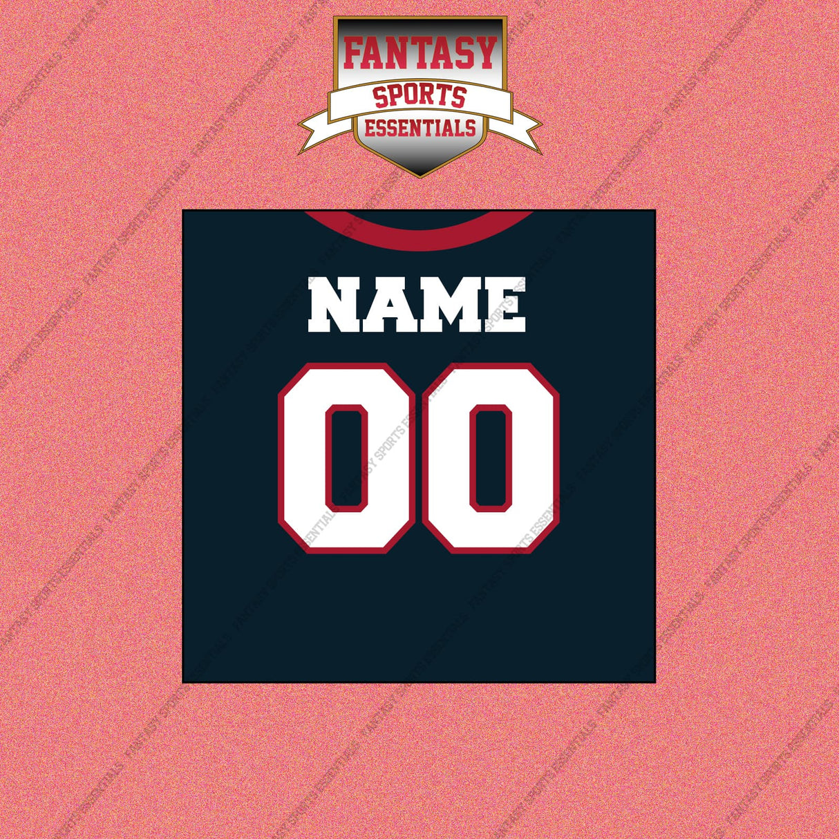 2000s Houston Texans Personalized Home Jersey Wall Art Prints
