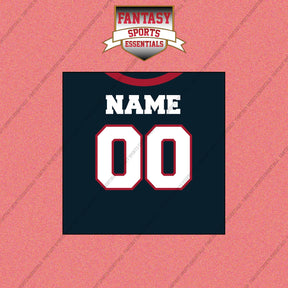 2000s Houston Texans Personalized Home Jersey Wall Art Prints
