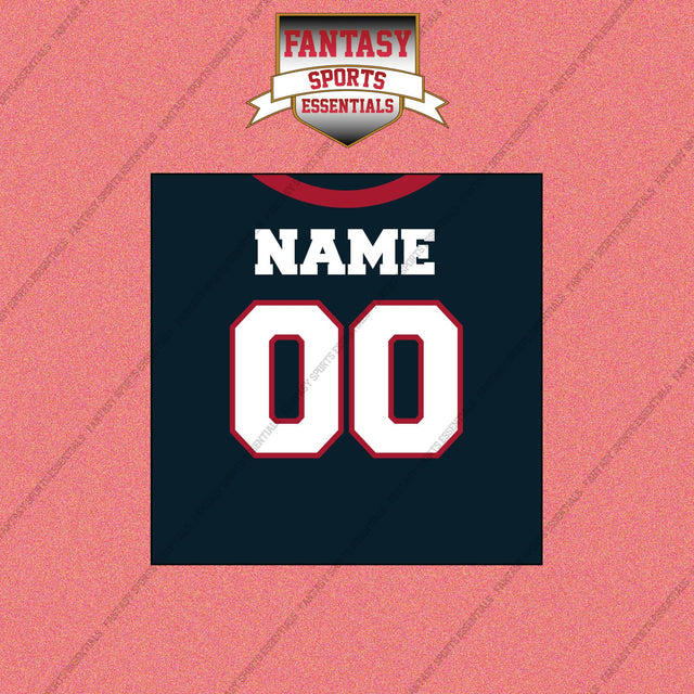 2000s Houston Texans Personalized Home Jersey Wall Art Prints