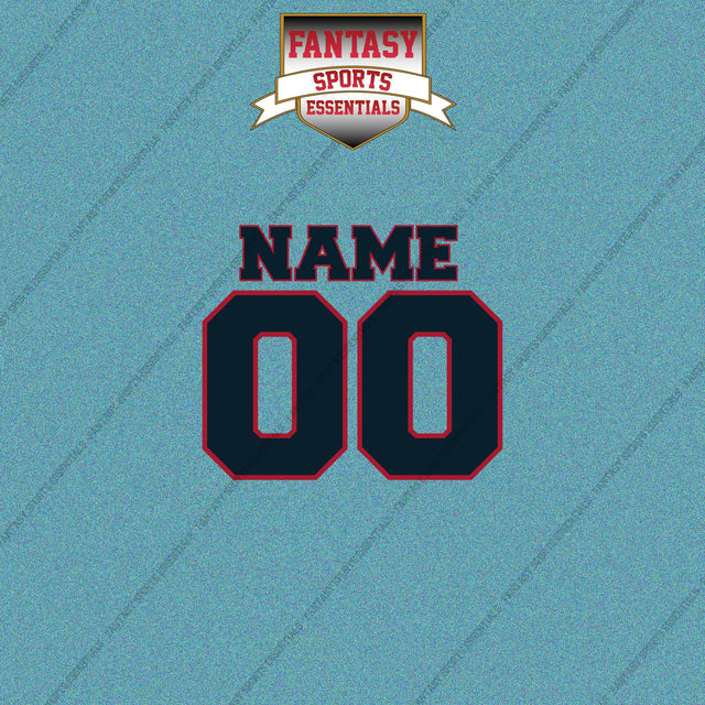 2000s Houston Texans Personalized Name and Number Car Decals