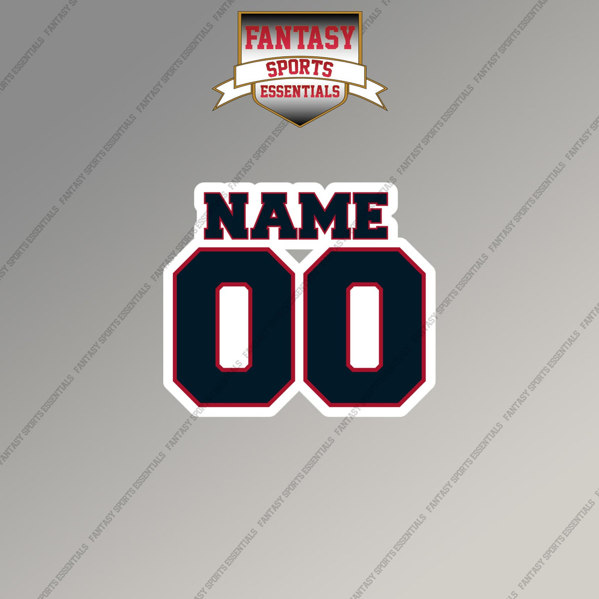 2000s Houston Texans Personalized Name and Number Magnets