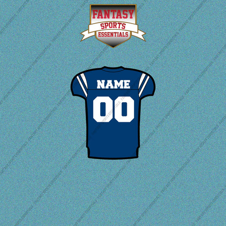 2000s Indianapolis Colts Personalized Home Jersey Car Decals
