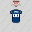 2000s Indianapolis Colts Personalized Home Jersey Glossy Stickers